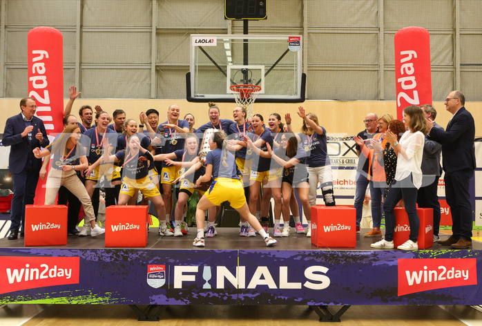 Basketball Damen Superliga 2023/24, Finale Spiel 3 SKN St. Pölten vs. UBI Graz


