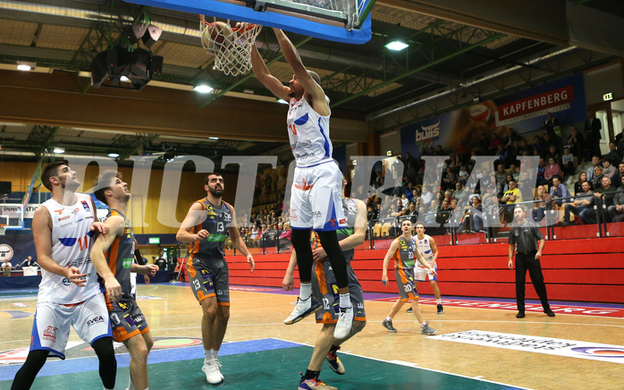 Basketball Superliga 2018/19, 3.Plazierungsrunde Kapfenberg Bulls vs. Klosterneuburg Dukes


