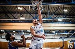 Basketball, ABL 2018/19, Grunddurchgang 17.Runde, Oberwart Gunners, Gmunden Swans, Renato Poljak (16)