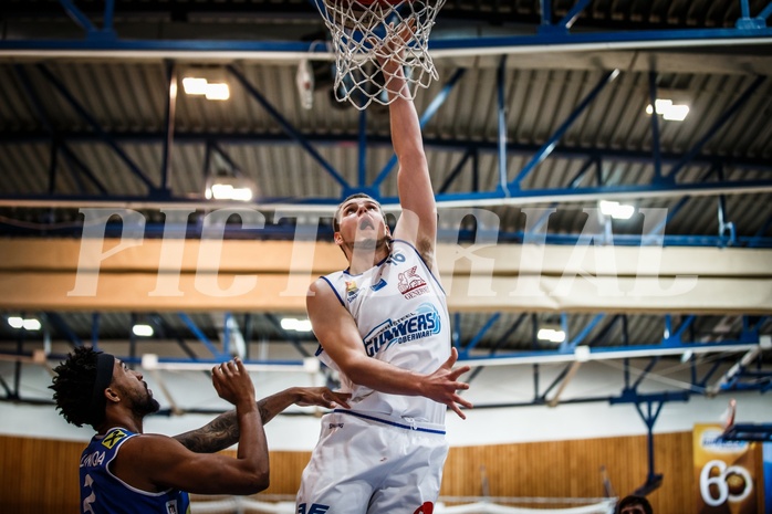 Basketball, ABL 2018/19, Grunddurchgang 17.Runde, Oberwart Gunners, Gmunden Swans, Renato Poljak (16)