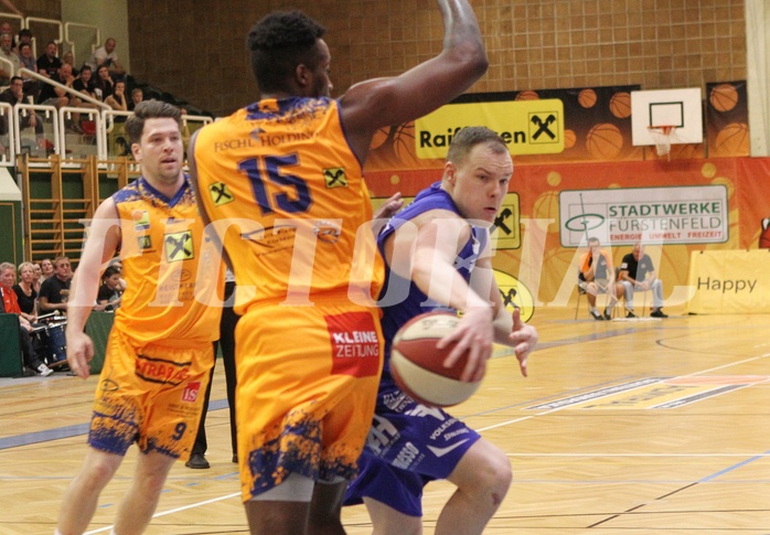 Basketball ABL 2017/18 Grunddurchgang 34.Runde  Fürstenfeld Panthers vs Oberwart Gunners