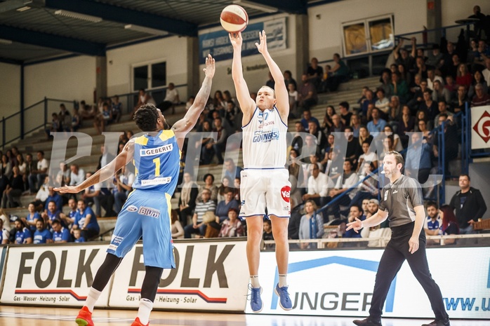 Basketball, Admiral Basketball Superliga 2019/20, Grunddurchgang 6.Runde, Oberwart Gunners, St. Pölten, Sebastian Käferle (7)