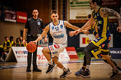 Basketball, bet-at-home Basketball Superliga 2021/22, Platzierungsrunde Spiel 8, Oberwart Gunners, UBSC Graz, Jonathan Knessl (12)