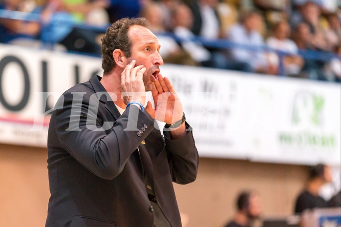 Basketball, ABL 2016/17, Playoff HF Spiel 5, Oberwart Gunners, WBC Wels, Chris Chougaz (Coach)