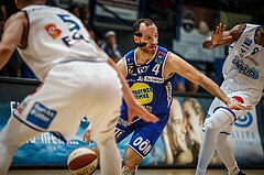 Basketball, Admiral Basketball Superliga 2019/20, Platzierungsrunde 3. Runde, Oberwart Gunners, Gmunden Swans, Enis Murati (4)