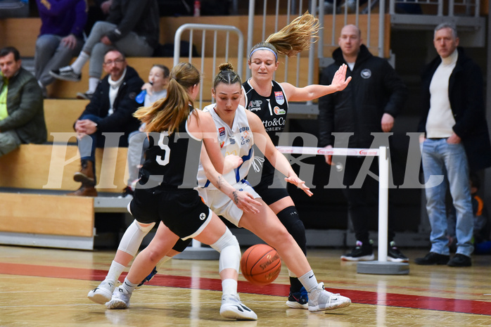 Win2Day Basketball, Damen Superliga 2022/23, Grunddurchgang 12. Runde, DBB LZ OÖ vs Basket Flames,
