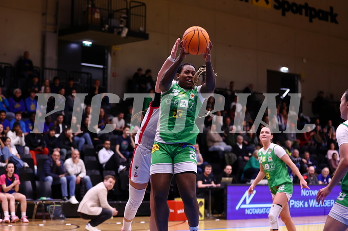 22.03.2025, Graz, Raiffeisen Sportpark, Basketball Damen Superliga 2024/25, Semifinale Spiel 2, UBSC-DBBC Graz - UBI Holding Graz