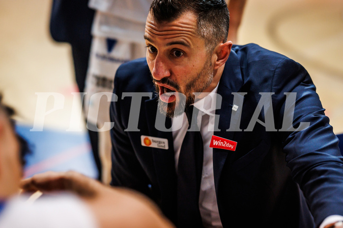 Basketball, win2day Basketball Superliga 2024/25, Grunddurchgang Runde 19, Oberwart Gunners, BBC Nord Dragonz, Matthew Otten (Head Coach)