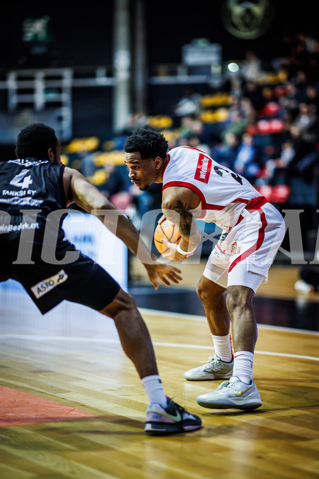 Basketball, Win2Day Superliga 2024/25, Grunddurchgang 20.Runde, BC Vienna, Kapfenberg Bulls, Zac Owens (2)