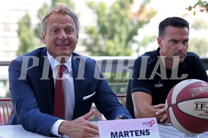 Basketball ÖBV 2019, Pressekonferenz  vs. 


