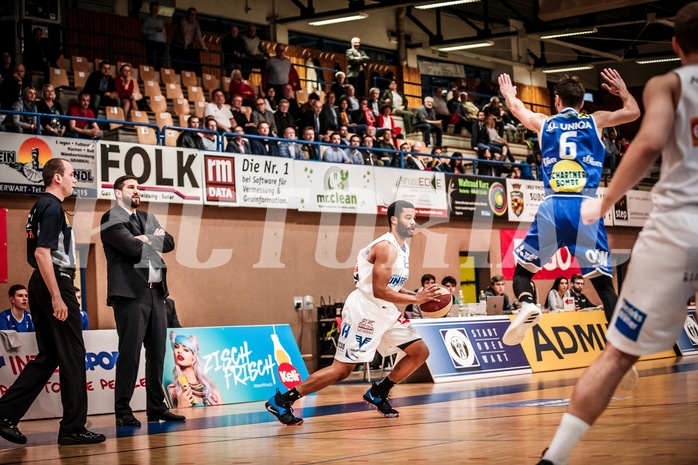 Basketball, ABL 2017/18, Grunddurchgang 31.Runde, Oberwart Gunners, Gmunden Swans, Jerome Seagears (5)