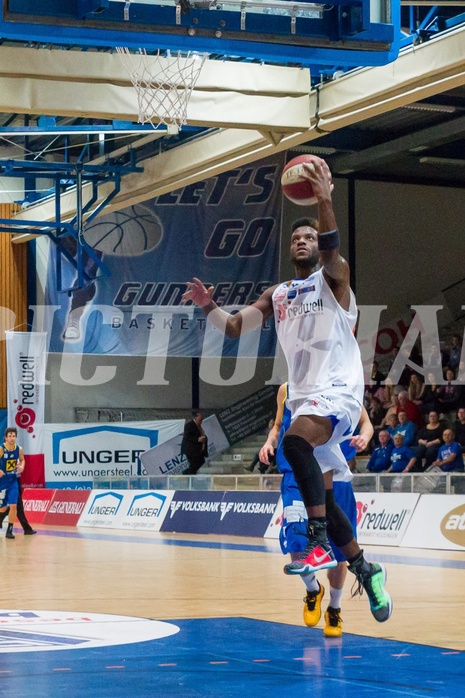 Basketball ABL 2015/16 Grunddurchgang 28.Runde Oberwart Gunners vs. UBSC Graz