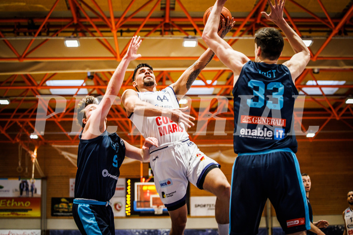 Basketball, win2day Basketball Superliga 2022/23, 1. Qualifikationsrunde, BBC Nord Dragonz, Vienna DC Timberwolves, Fabio Söhnel (44)
