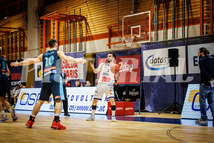 Basketball, win2day Basketball Superliga 2022/23, Grunddurchgang Runde 18, BBC Nord Dragonz, Vienna DC Timberwolves, Petar Cosic (3)