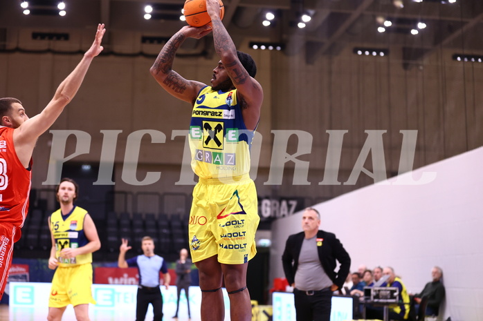 31.10.2024, Graz, Raiffeisen Sportpark Graz, Basketball Superliga 2024/25, Grunddurchgang, Runde 6, UBSC Raiffeisen Graz - Raiffeisen Flyers Wels