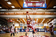 Basketball, win2day Basketball Superliga 2022/23, Grunddurchgang 1.Runde, Traiskirchen Lions, BC GGMT Vienna, Aristide Boya (24)