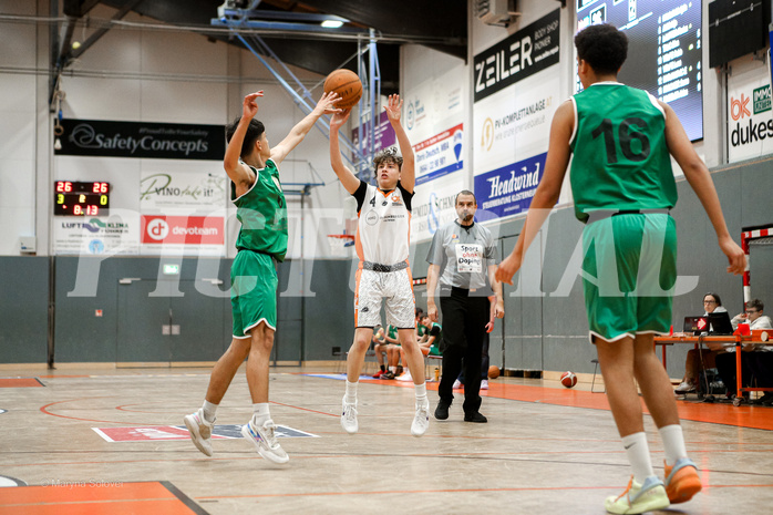 29.03.2025 Österreichischer Basketballverband 2024/25, SLMU16, Basket Dukes vs. KOS Celovec