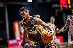 Basketball, Win2Day Superliga 2023/24, Grunddurchgang 18.Runde, BC Vienna, Klosterneuburg Dukes, Benjamin Blazevic (11)