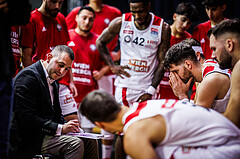 Basketball, Win2Day Superliga 2023/24, Grunddurchgang 4.Runde, BC Vienna, Flyers Wels, Hrvoje Radanovic (Head. Coach)