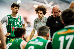 Basketball, Basketball Zweite Liga 2024/25, Grunddurchgang 11.Runde, UDW Alligators, Future Team Steiermark, Dimitris Sarikas (Head Coach)