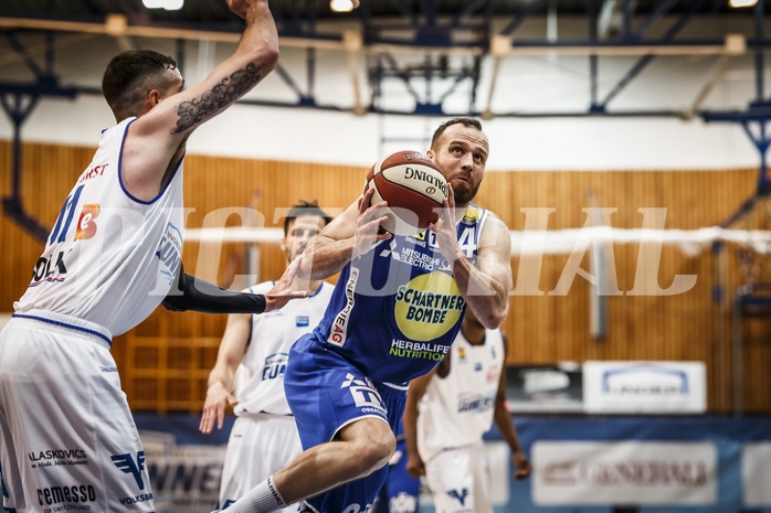 Basketball, ABL 2018/19, Playoff HF Spiel 1, Oberwart Gunners, Gmunden Swans, Enis Murati (4)