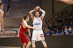 Basketball, ABL 2018/19, Grunddurchgang 11.Runde, Oberwart Gunners, Traiskirchen Lions, Hayden Thomas Lescault (11)