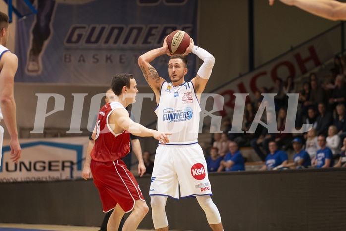 Basketball, ABL 2018/19, Grunddurchgang 11.Runde, Oberwart Gunners, Traiskirchen Lions, Hayden Thomas Lescault (11)
