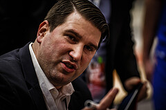 Basketball, bet-at-home Basketball Superliga 2019/20, Platzierungsrunde 3.Runde, SKN St. Pölten Basketball, Oberwart Gunners, Horst Leitner (Coach)
