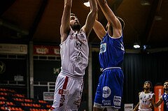 Basketball, bet-at-home Basketball Superliga 2020/21, Grunddurchgang 7. Runde, BC Vienna, Oberwart Gunners, Anton Shoutvin (10)