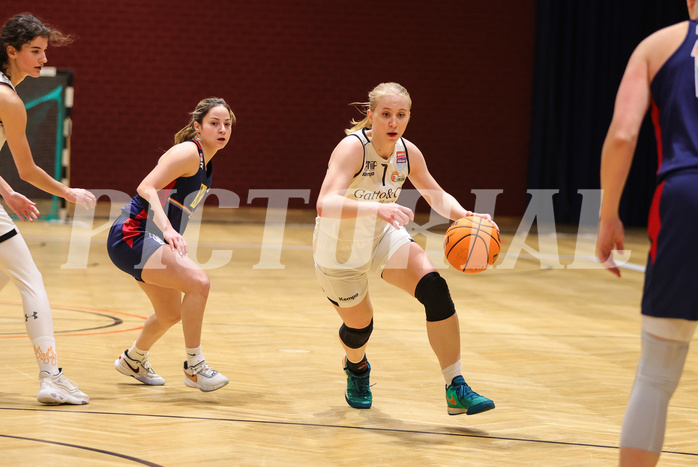 Basketball Damen Superliga 2023/24, Grunddurchgang 8.Runde Basket Flames vs. SKN St.Pölten


