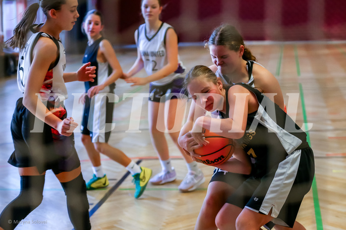 23.11.2024 Österreichischer Basketballverband 2024/25, SLWU14, Vienna United vs. VKL Vikings Swans

