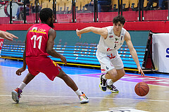 Basketball Superliga 2021/22, Grundduchgang 13.Runde , Kapfenberg  vs. Traiskirchen


