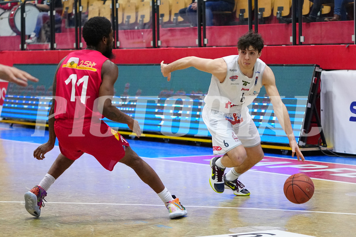 Basketball Superliga 2021/22, Grundduchgang 13.Runde , Kapfenberg  vs. Traiskirchen


