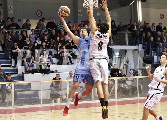 Basketball 2.Bundesliga 2017/18 Grunddurchgang 14.Runde  Jennersdorf Blackbirds vs Basket 2000 Vienna