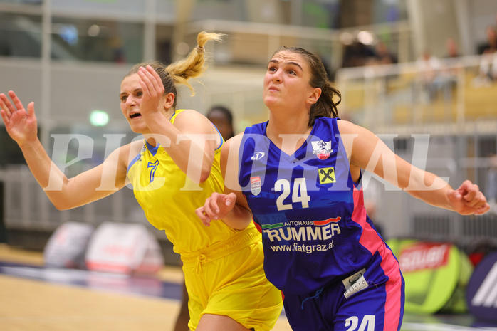 Basketball Damen Superliga 2023/24, Grunddurchgang 1.Runde SKN St. Pölten vs. UBSC-DBBC Graz


