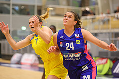 Basketball Damen Superliga 2023/24, Grunddurchgang 1.Runde SKN St. Pölten vs. UBSC-DBBC Graz


