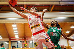 Basketball, win2day Basketball Superliga 2024/25, Grunddurchgang 1.Runde, Traiskirchen Lions, Kapfenberg Bulls, 