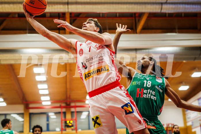 Basketball, win2day Basketball Superliga 2024/25, Grunddurchgang 1.Runde, Traiskirchen Lions, Kapfenberg Bulls, 