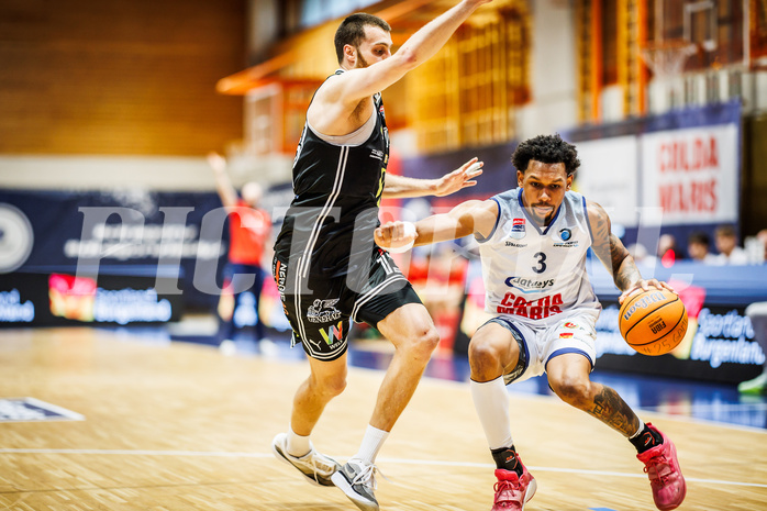 Basketball, Win2Day Superliga 2024/25, Playoffs Viertelfinale Spiel 4, BBC Nord Dragonz, Flyers Wels, Rayshawn Mart (3)