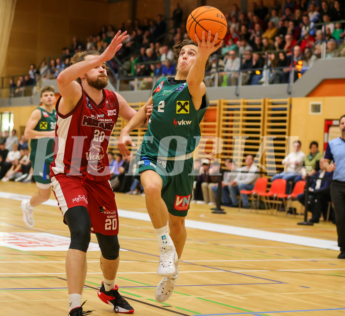 Basketball Zweite Liga 2023/24, Playoff Viertelfinale Spiel 1 Mistelbach Mustangs vs. Dornbirn Lions


