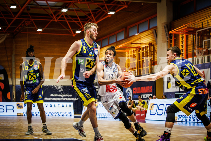 Basketball, win2day Basketball Superliga 2022/23, 4. Qualifikationsrunde, BBC Nord Dragonz, UBSC Graz, Kyran Jordan Mc Clure (13)