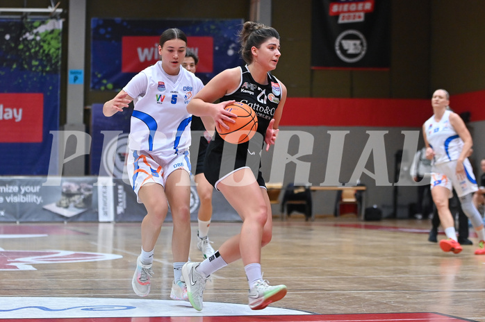 Basketball Superliga 2024/25, Supercup 1.Runde, DBB Wels vs Basket Flames Women,

