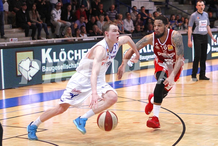 Basketball ABL 2015/16 Playoff Halbfinale Spiel 2  Oberwart Gunners vs BC Vienna
