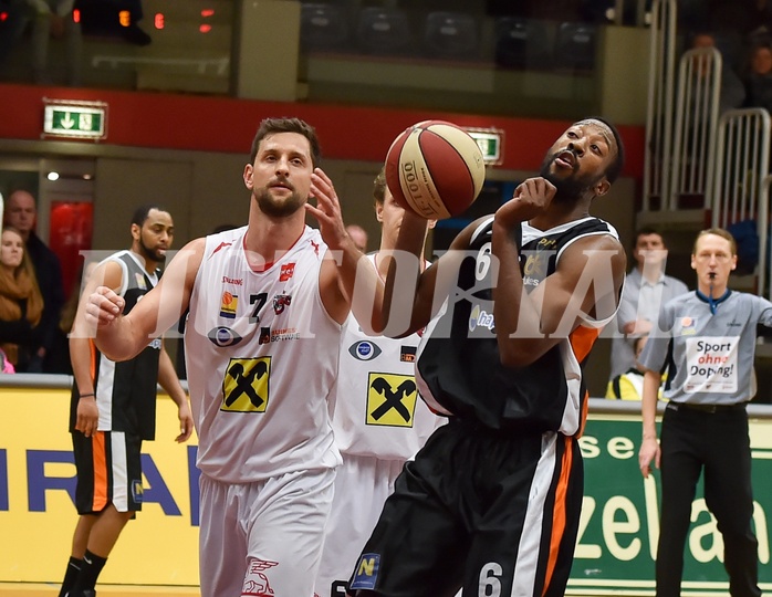 Basketball ABL 2015/16 Grunddurchgang 18.Runde WBC Wels vs BK Dukes Klosterneuburg