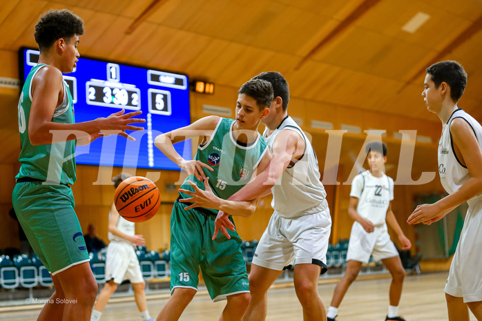 07.12.2024 Österreichischer Basketballverband 2024/25, SLMU14, Basket Flames WAT vs. KOS Celovec

