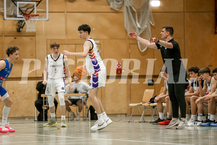 27.04.2025 Österreichischer Basketballverband 2024/25, SLMU16, VF Vienna United vs. SKN St. Pölten