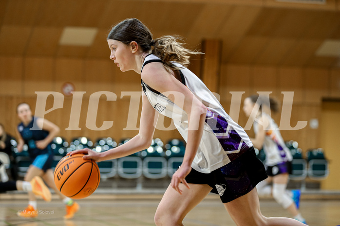 23.02.2025 Österreichischer Basketballverband 2024/25, SLWU14 Vienna United vs. Vienna Timberwolves