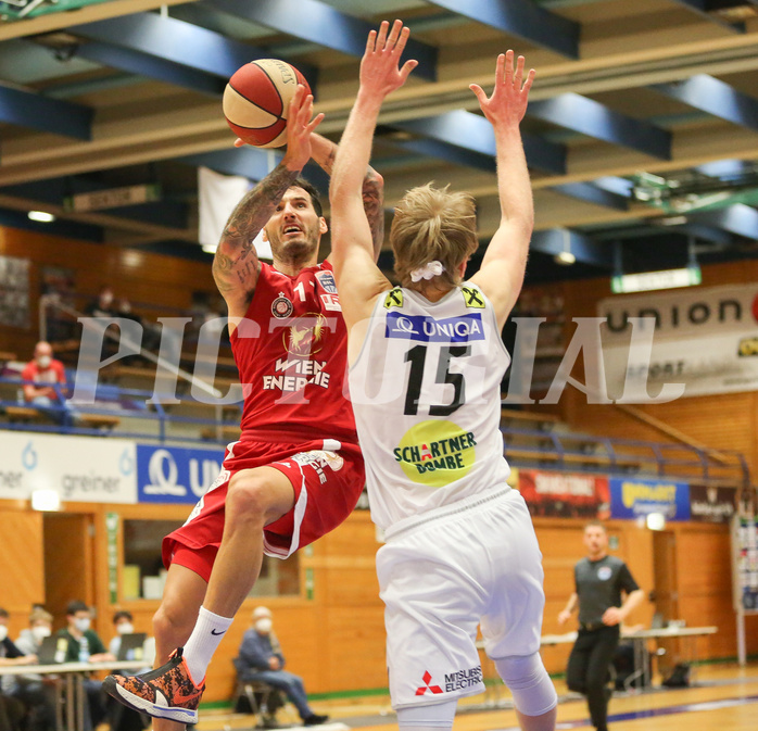 Basketball Superliga 2020/21, Grunddurchgang 18.Runde Gmunden Swans vs. BC Vienna