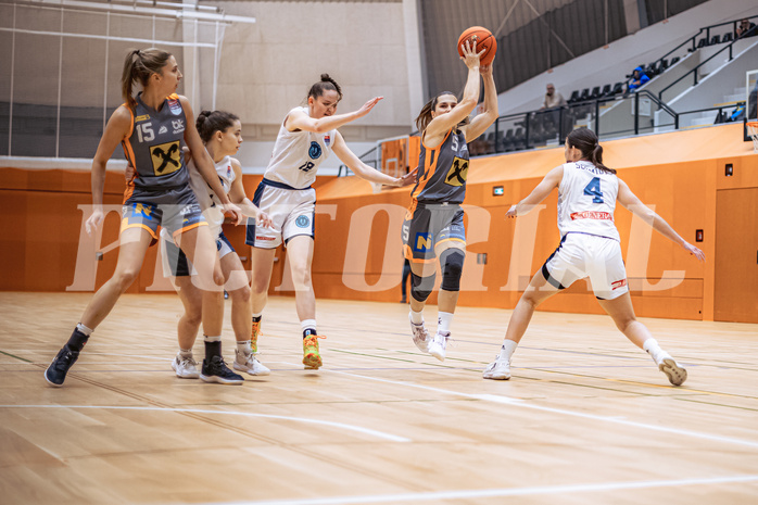 Basketball, Win2Day Basketball Damen Superliga 2022/23, Grunddurchgang 12.Runde, Vienna Timberwolves, BK Raiffeisen Duchess Klosterneuburg, Lisa Zderadicka (5)