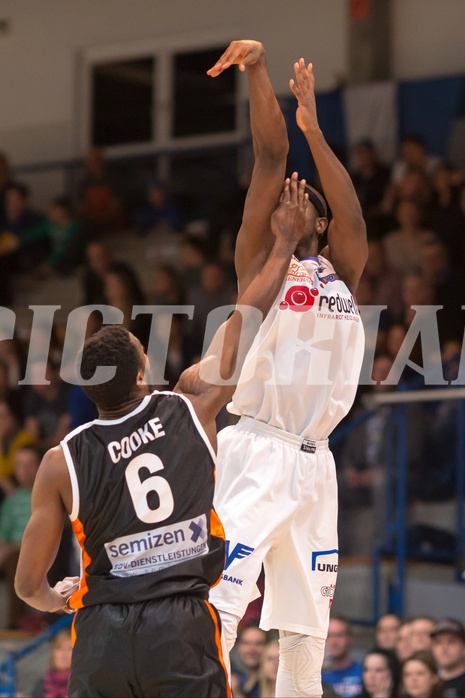 Basketball ABL 2015/16 Grunddurchgang 24.Runde Oberwart Gunners vs. Klosterneuburg Dukes